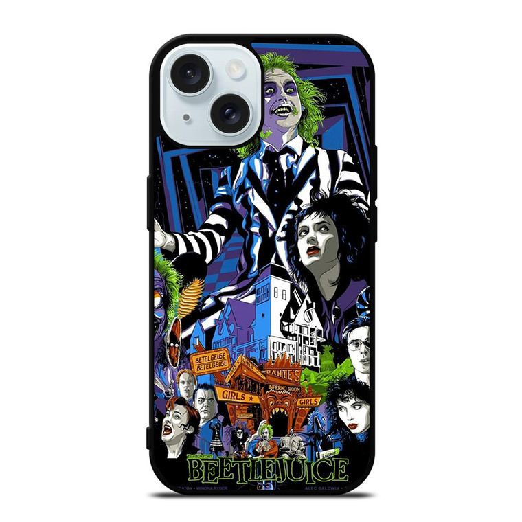 BEETLEJUICE TIM BURTON iPhone 15  Case Cover