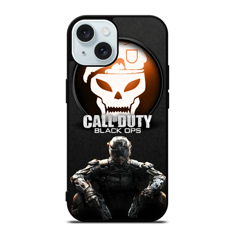 BLACK OPS CALL OF DUTY iPhone 15  Case Cover