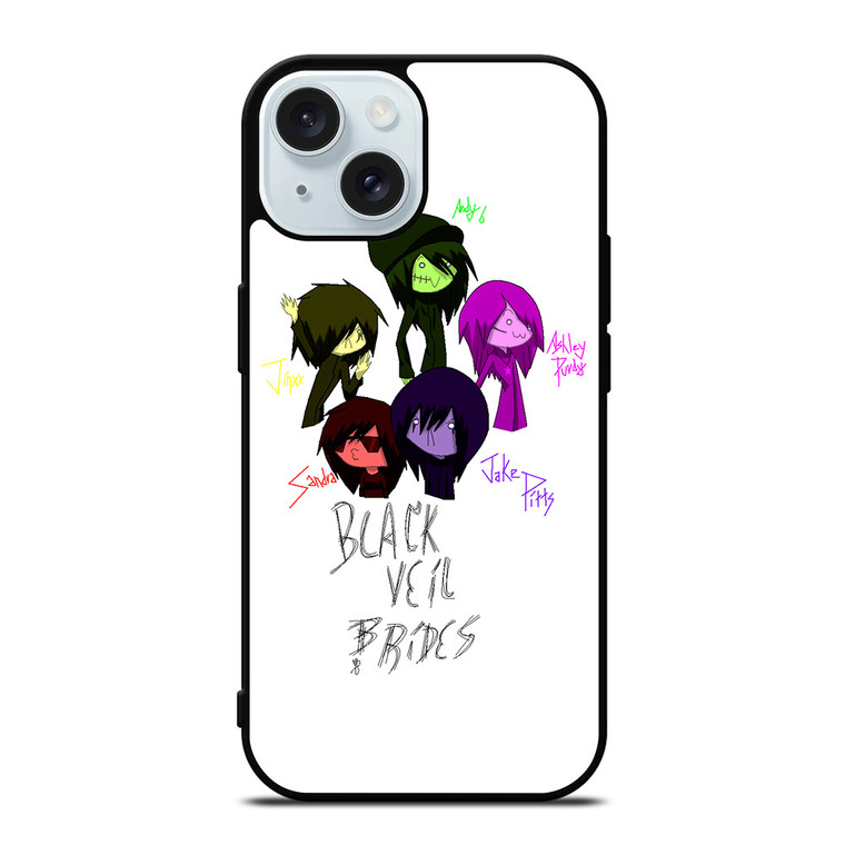 BLACK VEIL BRIDES ANIM iPhone 15  Case Cover