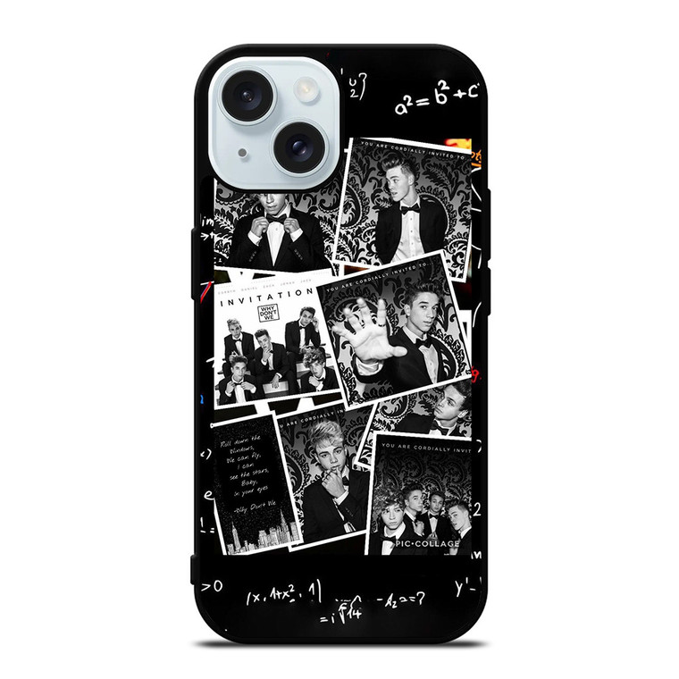 BLACK WHITE WHY DON'T WE iPhone 15  Case Cover