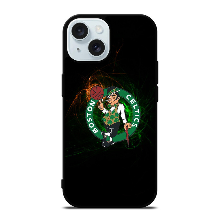 BOSTON CELTICS LOGO ART iPhone 15  Case Cover