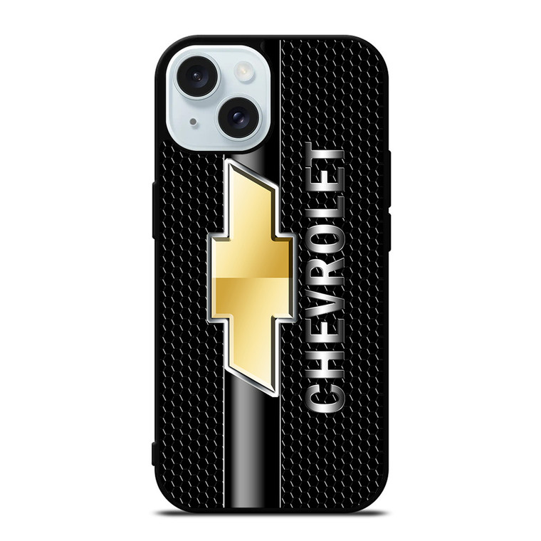 CHEVY CHEVROLET LOGO CARBON iPhone 15  Case Cover