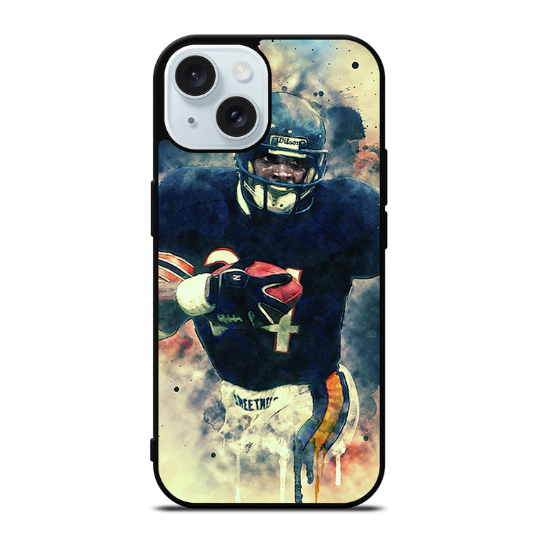 CHICAGO BEARS WALTER PAYTON iPhone 15  Case Cover