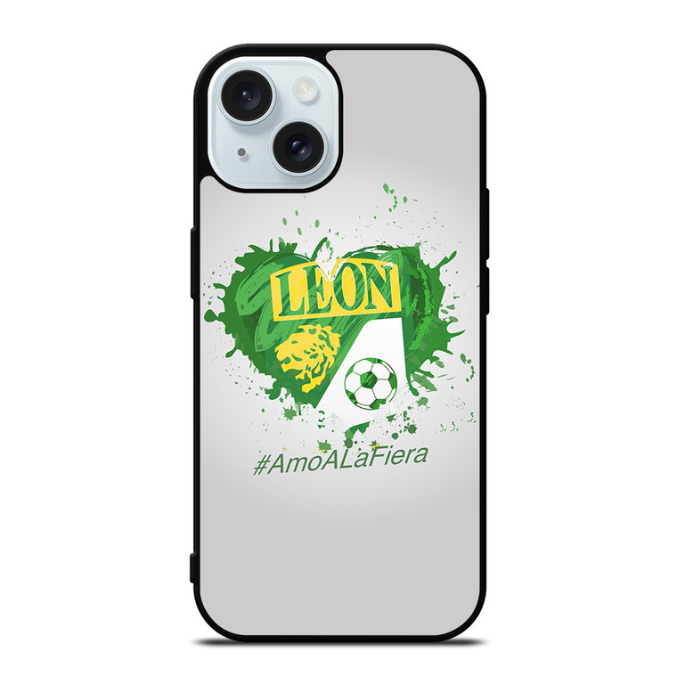 CLUB LEON FOOTBALL LOVE iPhone 15  Case Cover