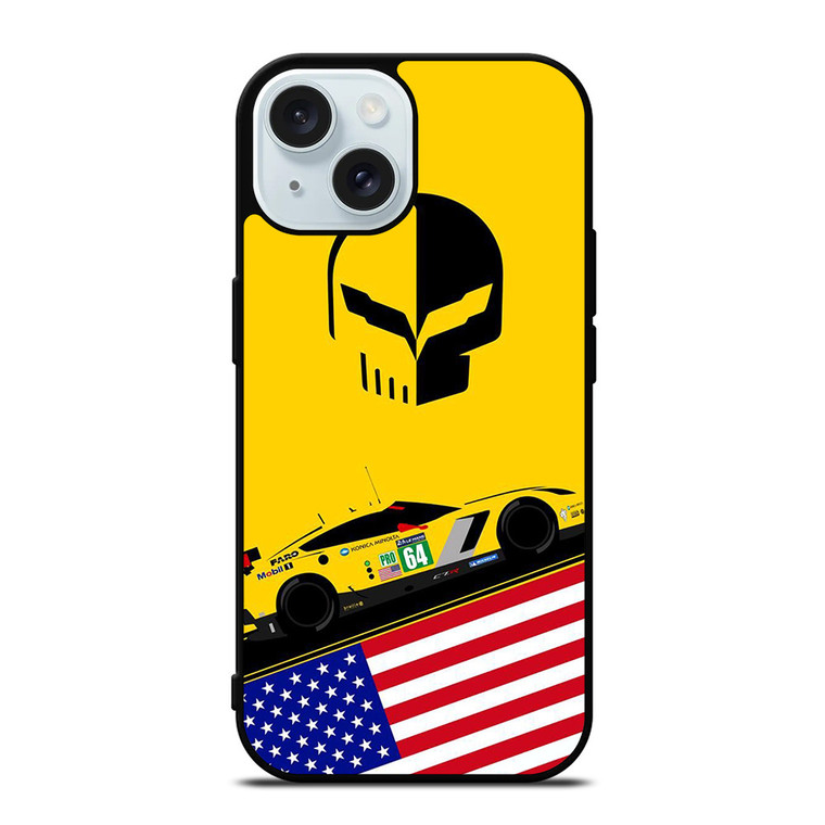 CORVETTE RACING JACK DECAL iPhone 15  Case Cover
