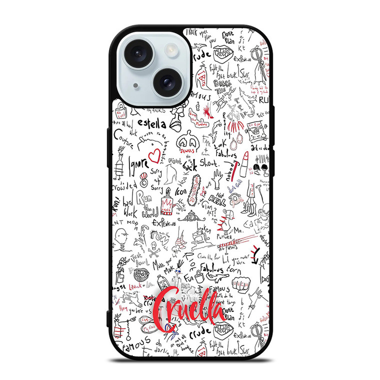 CRUELLA DEVILLE GRAFFITY iPhone 15  Case Cover
