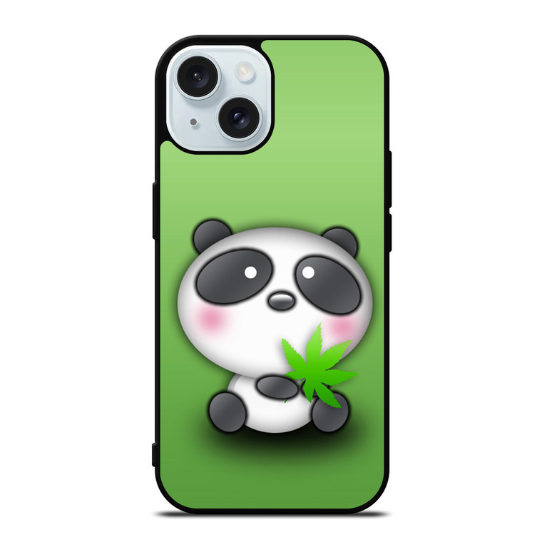 CUTE PANDA BEAR iPhone 15  Case Cover