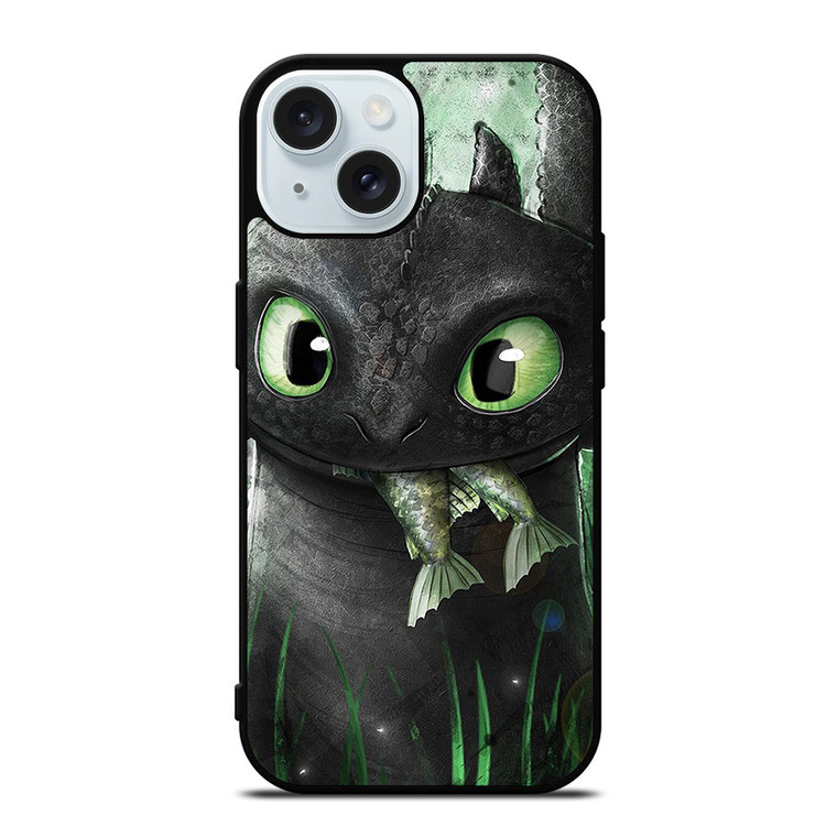 CUTE TOOTHLESS iPhone 15  Case Cover