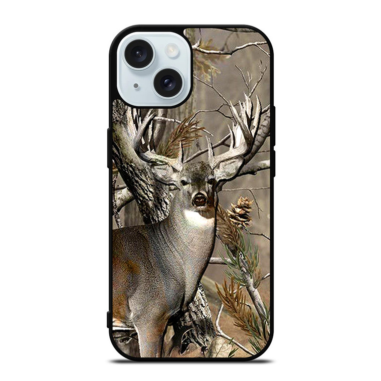 DEER HUNTING CAMO iPhone 15  Case Cover