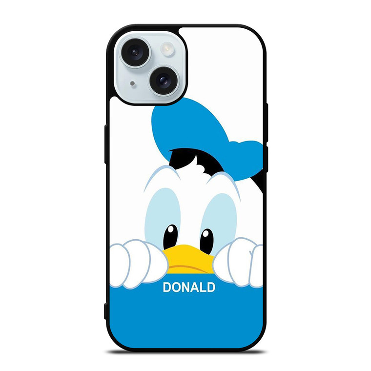 DISNEY CARTOON DONALD DUCK FLAT iPhone 15  Case Cover DISNEY CARTOON DONALD DUCK FLAT iPhone 15  Case Cover