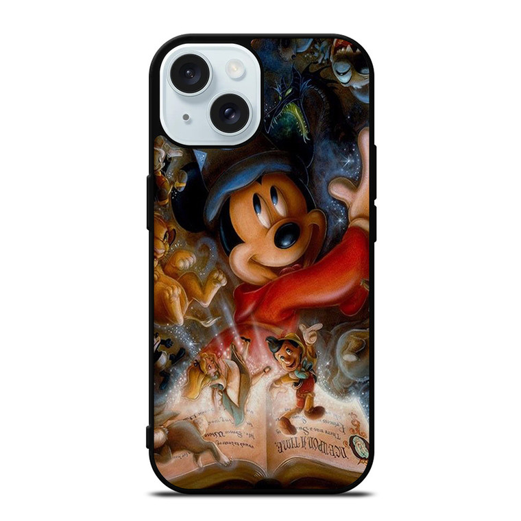 DISNEY MICKEY MOUSE AND MORE CHARACTER iPhone 15  Case Cover