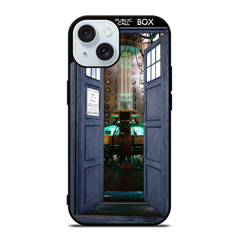 DR. WHO TARDIS OPEN THE DOOR iPhone 15  Case Cover