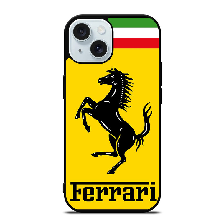 FERRARI LOGO iPhone 15  Case Cover