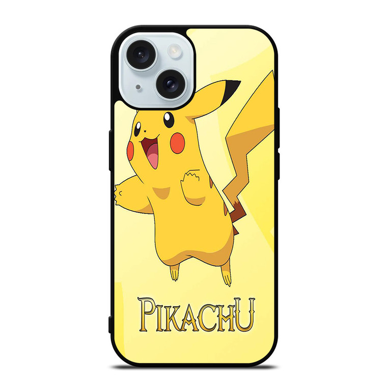 FUNNY CUTE PIKACHU POKEMON iPhone 15  Case Cover