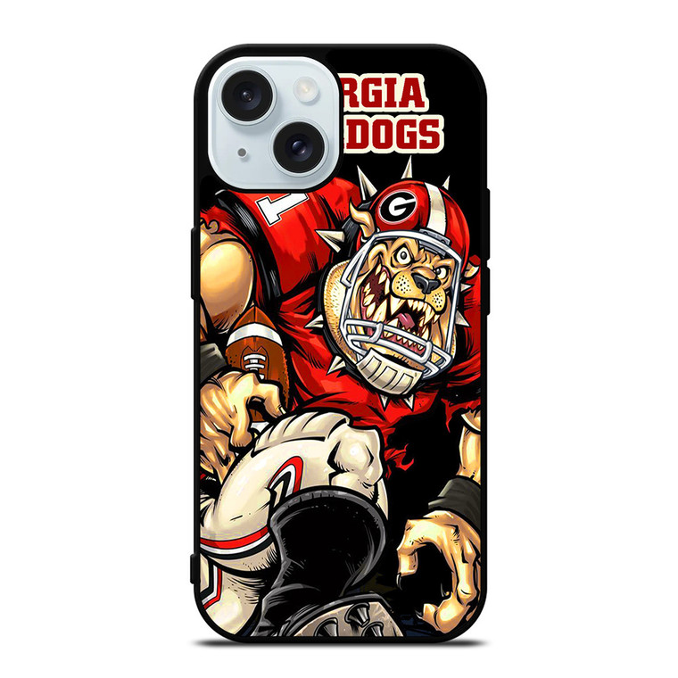 GEORGIA BULLDOGS FOOTBALL iPhone 15  Case Cover
