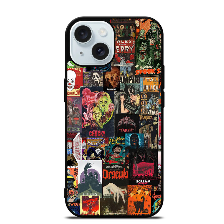 HORROR MOVIE COMPILATION POSTER iPhone 15  Case Cover