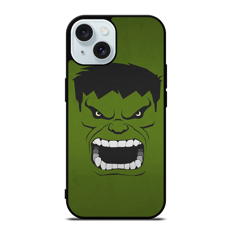 HULK MARVEL COMICS MINIMALISTIC iPhone 15  Case Cover