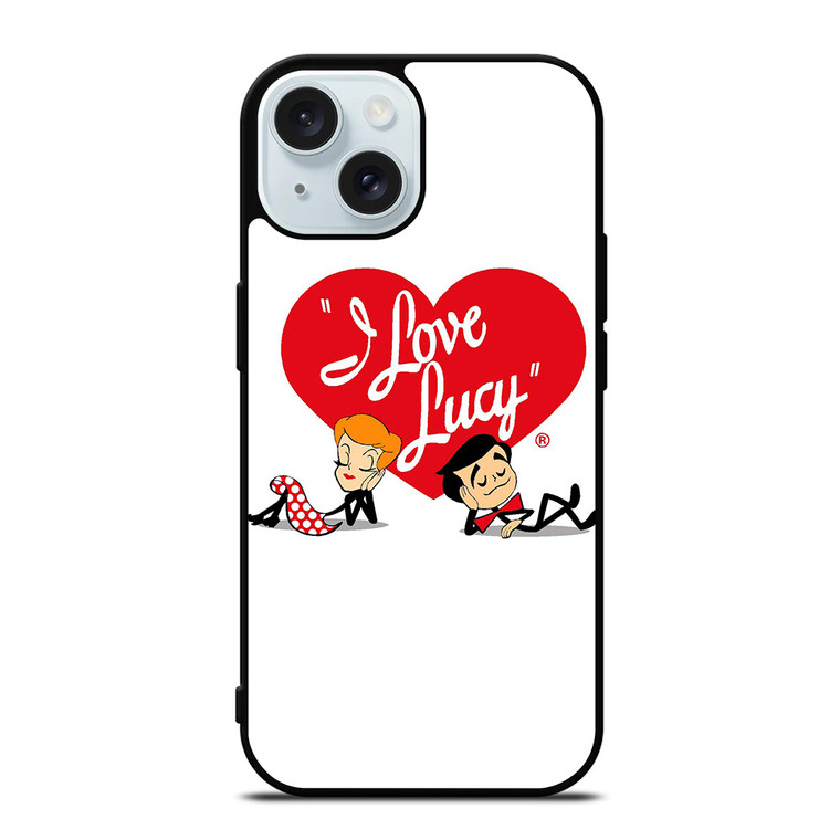 I LOVE LUCY FALLING LOVE iPhone 15  Case Cover