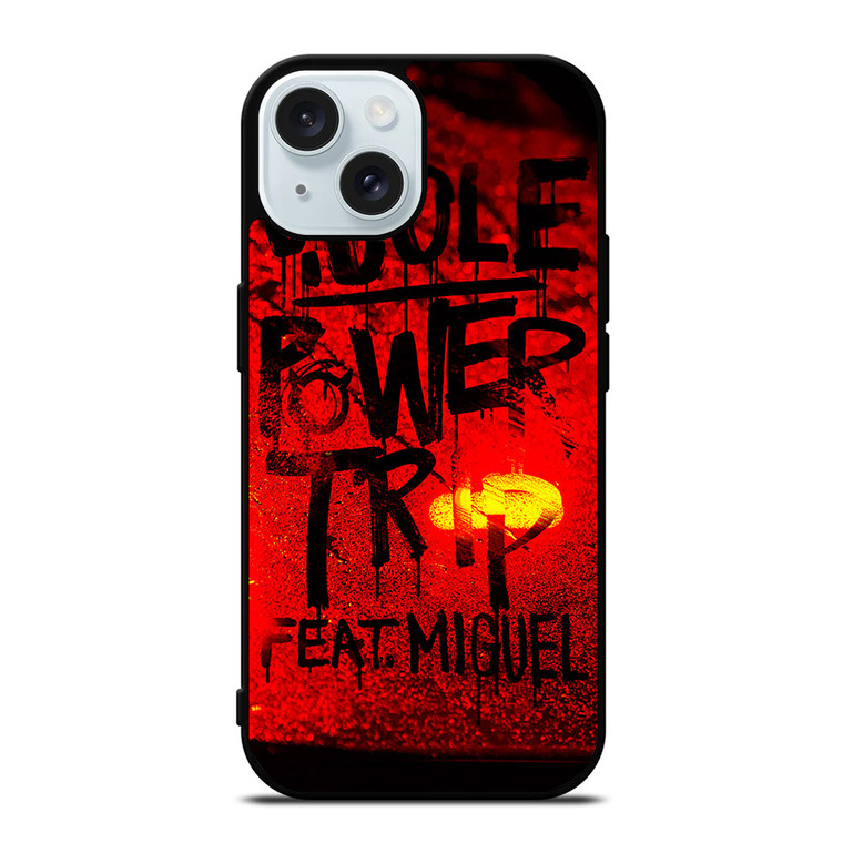 J COLE POWER TRIP ARTWORK iPhone 15  Case Cover
