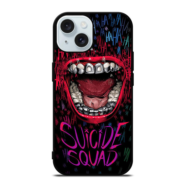 JOKER COMIC SUICIDE SQUAD HAHAHA iPhone 15  Case Cover