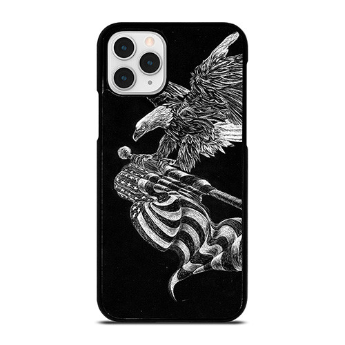 AMERICAN FLAG EAGLE SKETCH iPhone 11 Pro Case