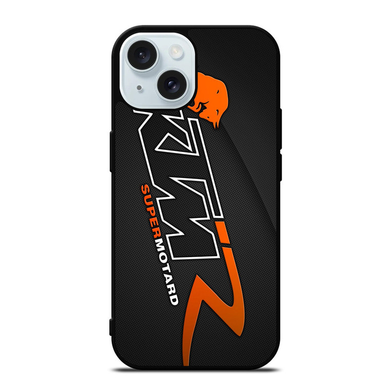 KTM SUPER MOTARD LOGO iPhone 15  Case Cover