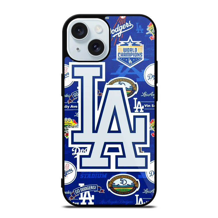 LA DODGERS LOGO 2 iPhone 15  Case Cover