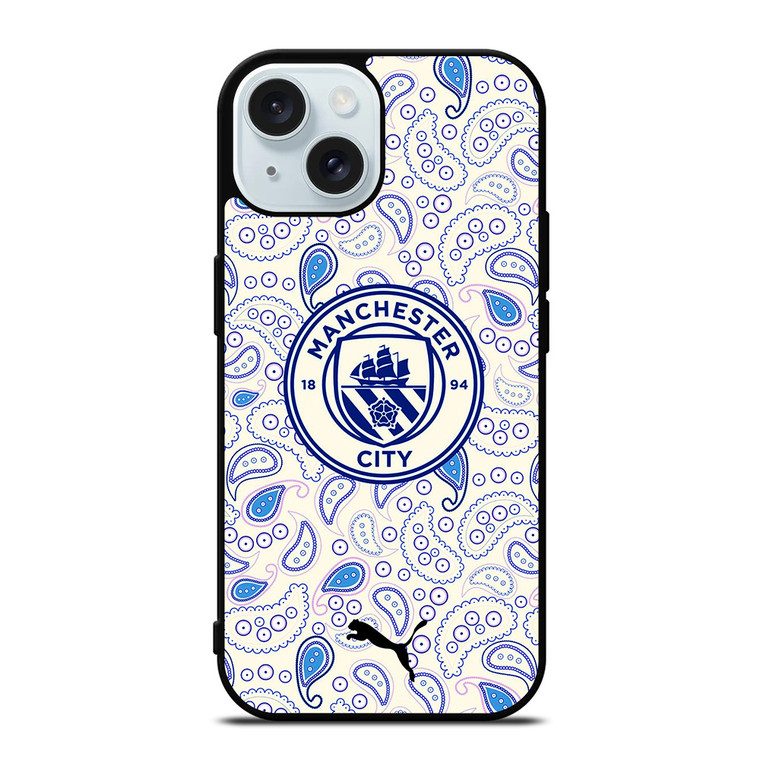MANCHESTER CITY LOGO THIRD KIT iPhone 15  Case Cover
