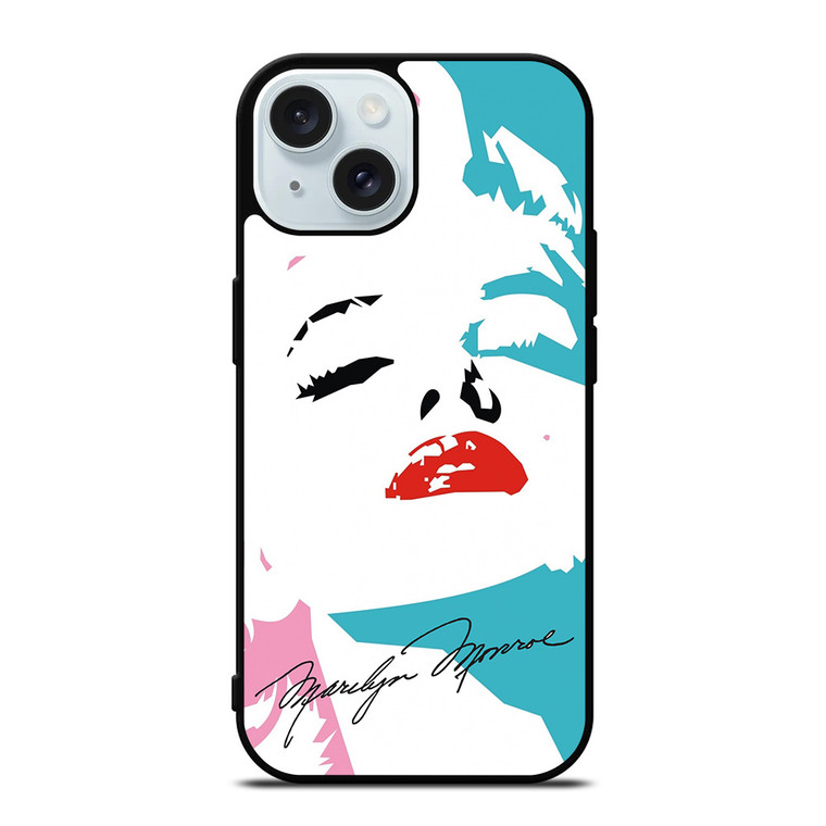 MARILYN MONROE SIGNATURE iPhone 15  Case Cover