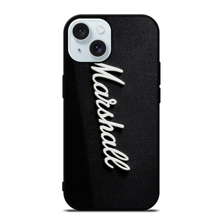 MARSHALL SPEAKER LOGO iPhone 15  Case Cover MARSHALL SPEAKER LOGO iPhone 15  Case Cover
