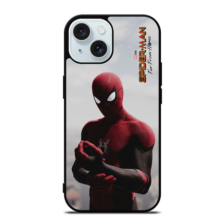 MARVEL SPIDERMAN FAR FROM HOME POTRAIT STRAIGHT iPhone 15  Case Cover