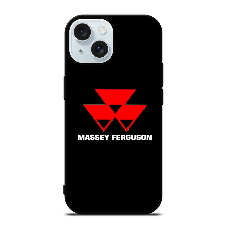 MASSEY FERGUSON TRACKTORS LOGO iPhone 15  Case Cover MASSEY FERGUSON TRACKTORS LOGO iPhone 15  Case Cover