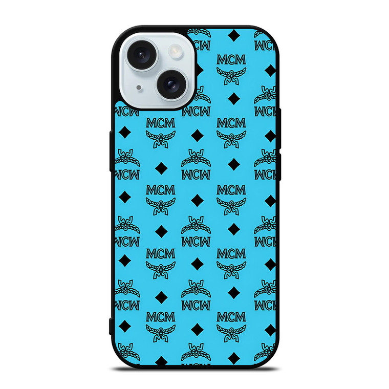 MCM WORLDWIDE ICON BLUE iPhone 15  Case Cover