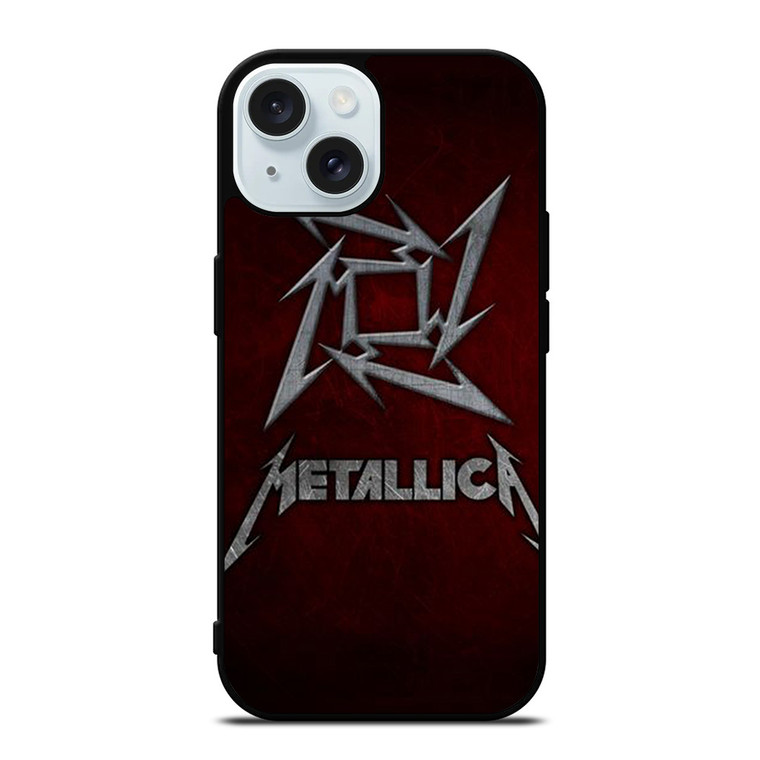 METALLICA HEAVY METAL ROCK iPhone 15  Case Cover
