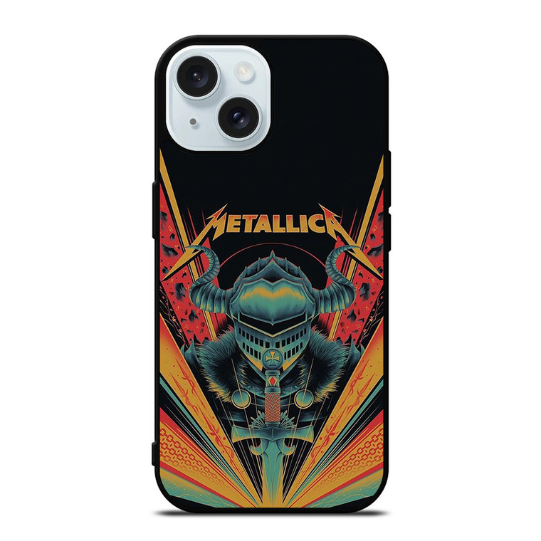 METALLICA LOGO KNIGHT iPhone 15  Case Cover
