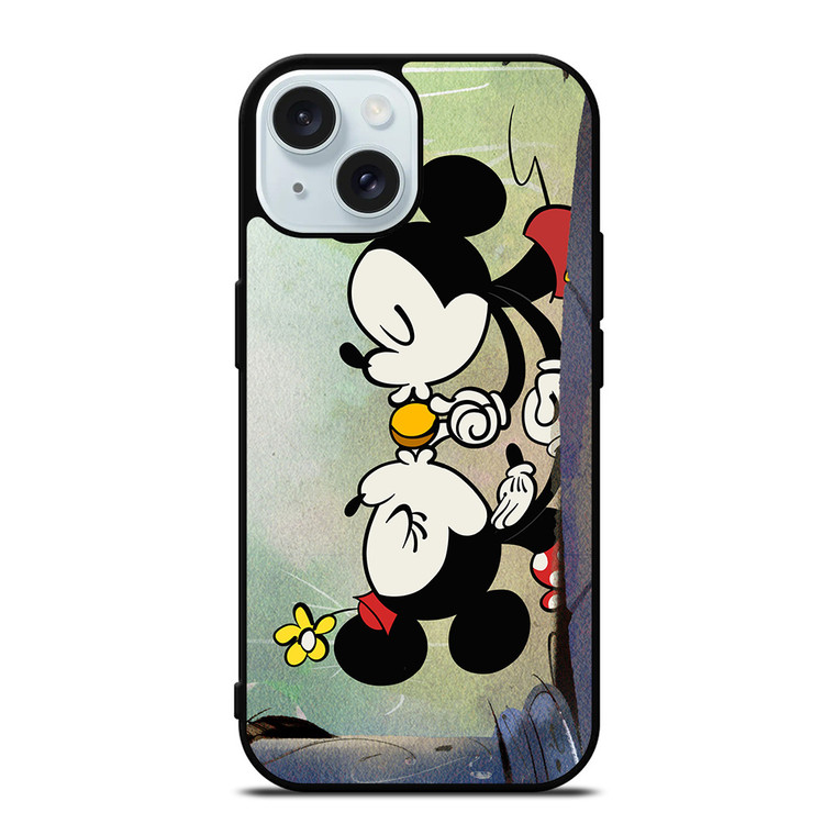 MICKEY MINNIE MOUSE DISNEY KISS iPhone 15  Case Cover