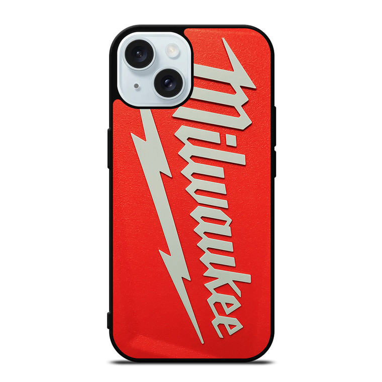 MILWAUKEE TOOL LOGO RED PLATE iPhone 15  Case Cover