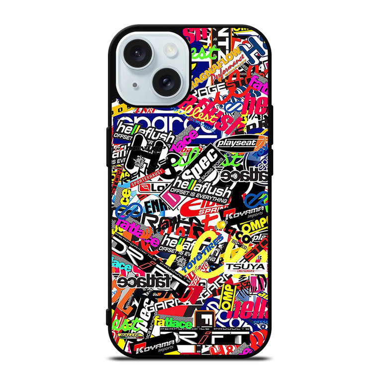 MOTOCROSS MX STICKER BOMB iPhone 15  Case Cover