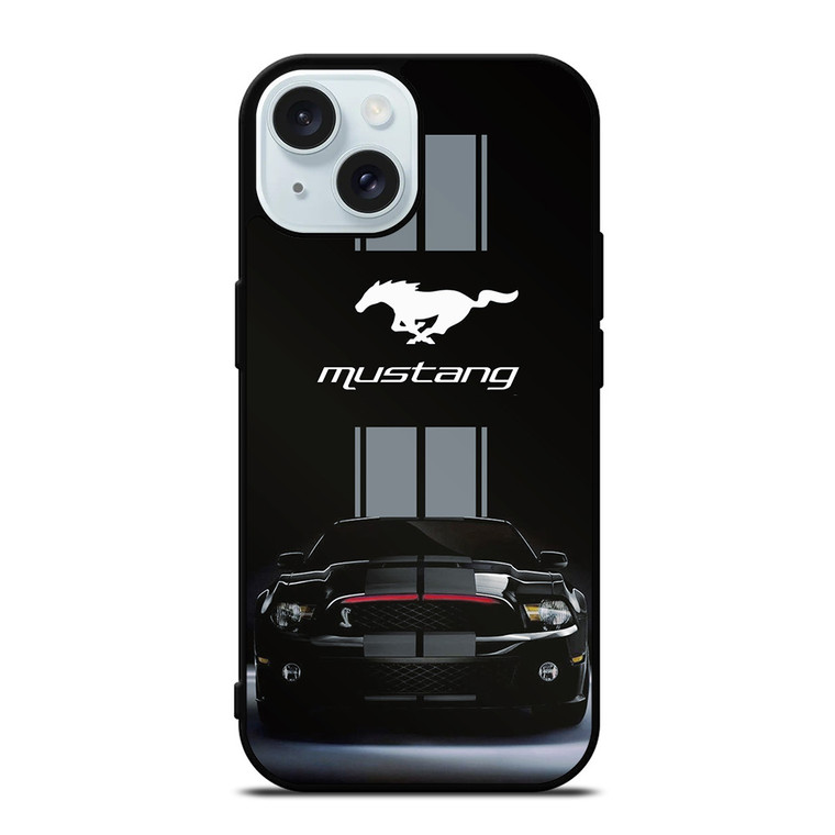 MUSTANG CAR FORD iPhone 15  Case Cover MUSTANG CAR FORD iPhone 15  Case Cover