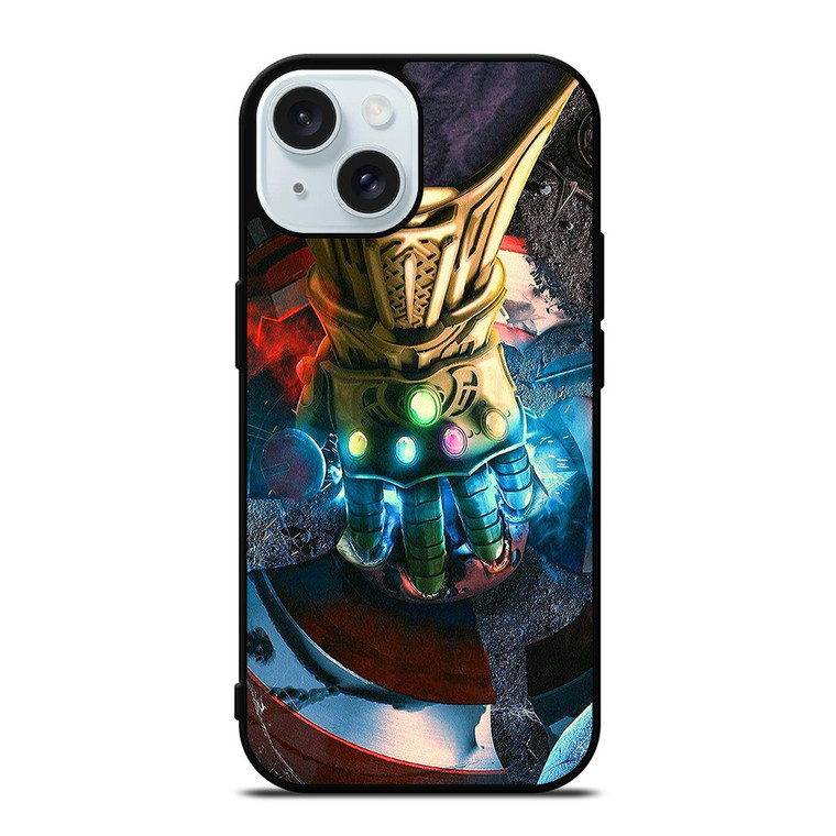 NEW AVENGER INFINITY THANOS HAND iPhone 15  Case Cover