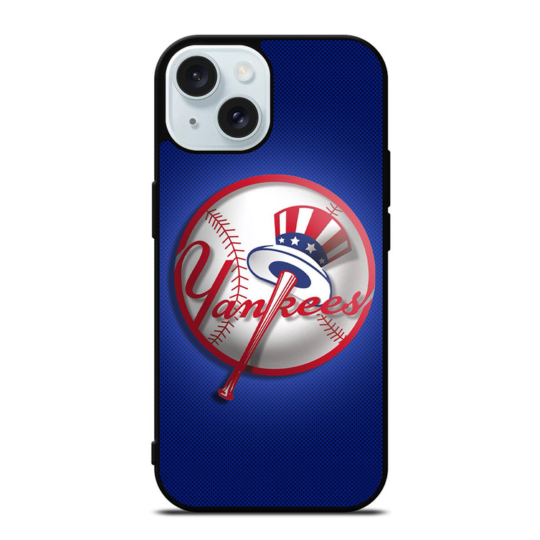 NEW YORK YANKEES RETRO LOGO iPhone 15  Case Cover NEW YORK YANKEES RETRO LOGO iPhone 15  Case Cover