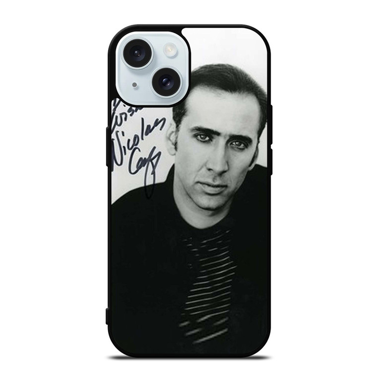 NICOLAS CAGE SIGNATURE iPhone 15  Case Cover