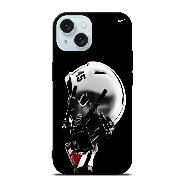 NIKE FOOTBALL HELMET iPhone 15  Case Cover