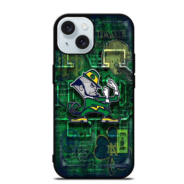 NOTRE DAME FIGHTING LOGO ICON iPhone 15  Case Cover NOTRE DAME FIGHTING LOGO ICON iPhone 15  Case Cover