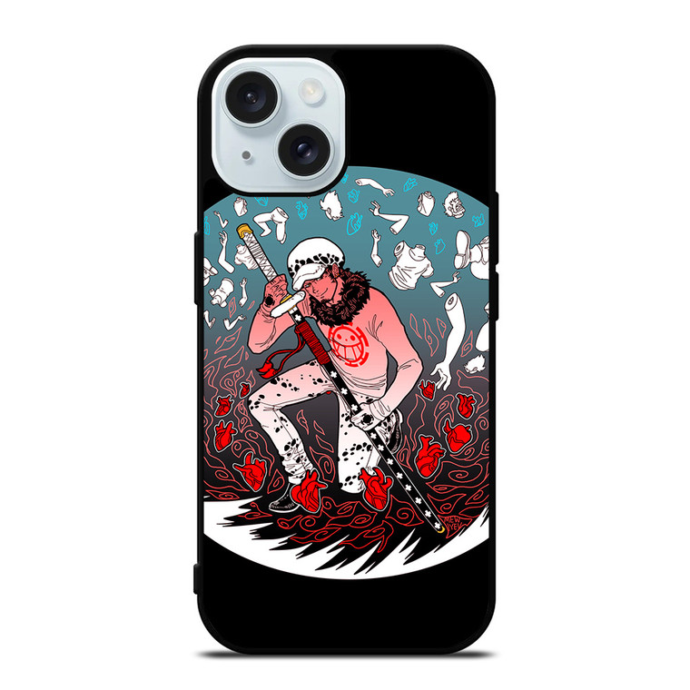 ONE PIECE TRAFALGAR D WATEL LAW iPhone 15  Case Cover