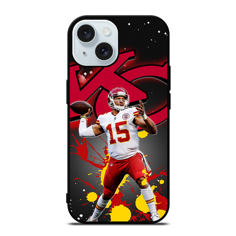 PATRICK MAHOMES KC CHIEFS NFL iPhone 15  Case Cover