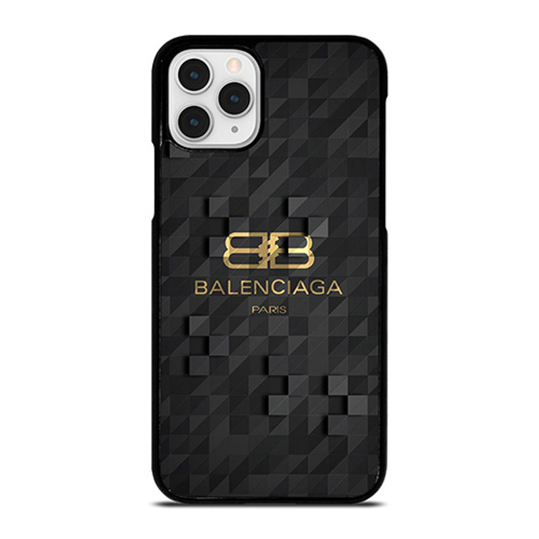 BALENCIAGA BLACK CUBE LOGO iPhone 11 Pro Case