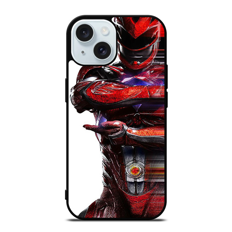 POWER RANGERS RED iPhone 15  Case Cover POWER RANGERS RED iPhone 15  Case Cover