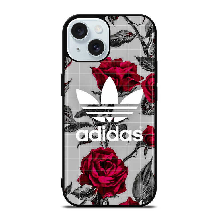 ROSE ADIDAS iPhone 15  Case Cover