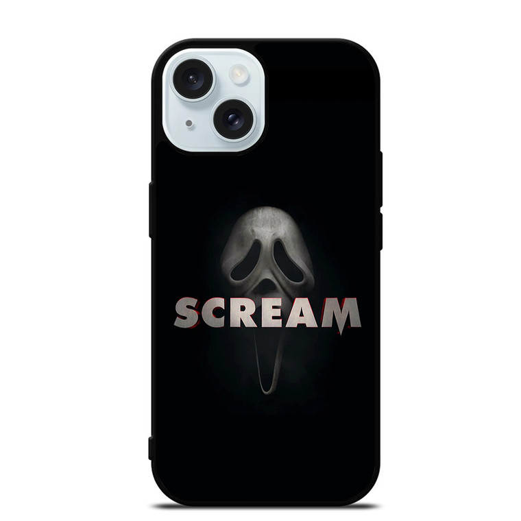 SCREAM MOVIE MASK iPhone 15  Case Cover